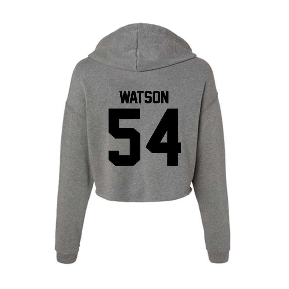 Wake Forest - NCAA Football : Khyler Watson - Women's Crop Fleece Hoodie-1