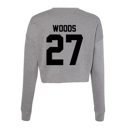 Wake Forest - NCAA Football : Jason Woods - Women's Cropped Crew Fleece-1