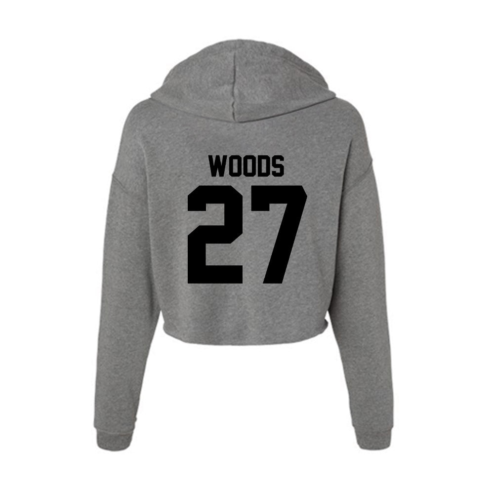 Wake Forest - NCAA Football : Jason Woods - Women's Crop Fleece Hoodie-1