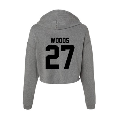 Wake Forest - NCAA Football : Jason Woods - Women's Crop Fleece Hoodie-1