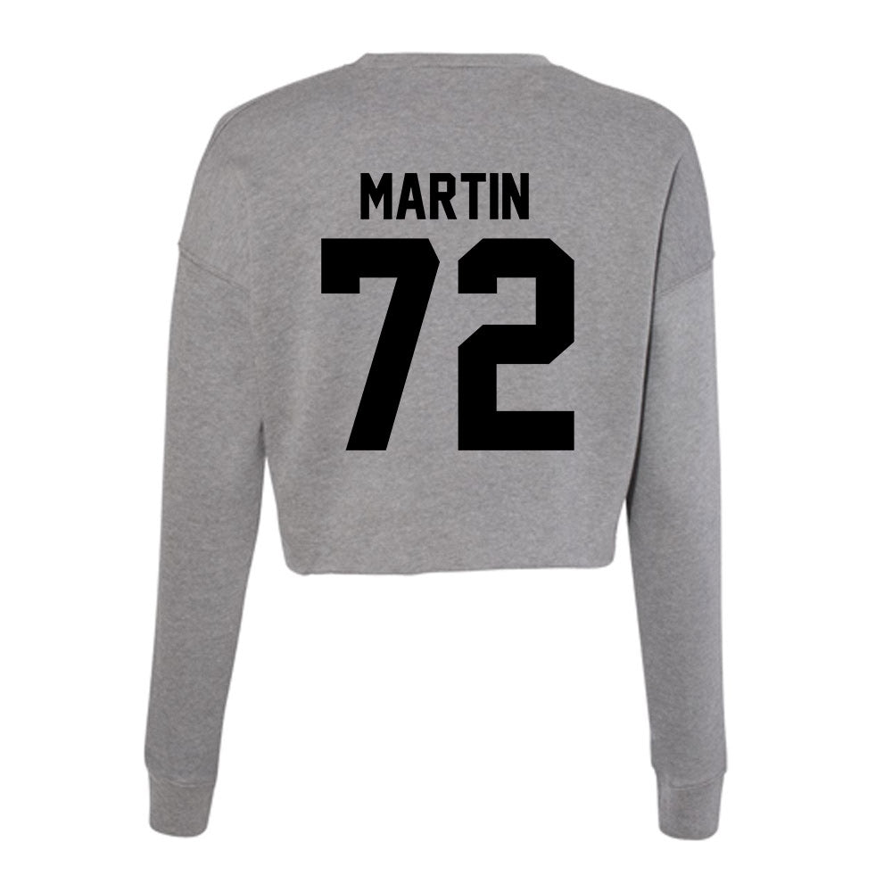 Wake Forest - NCAA Football : Aidan Martin - Women's Cropped Crew Fleece-1