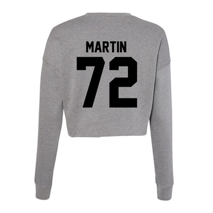 Wake Forest - NCAA Football : Aidan Martin - Women's Cropped Crew Fleece-1