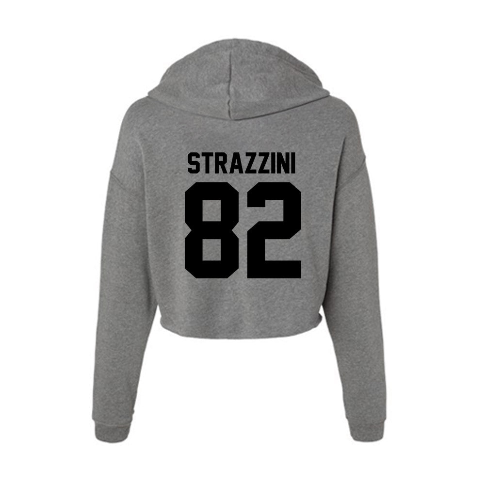 Wake Forest - NCAA Football : Luca Strazzini - Women's Crop Fleece Hoodie-1