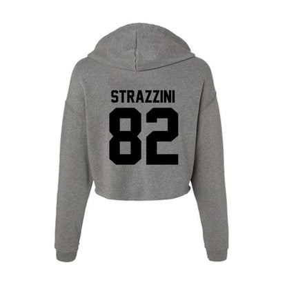 Wake Forest - NCAA Football : Luca Strazzini - Women's Crop Fleece Hoodie-1