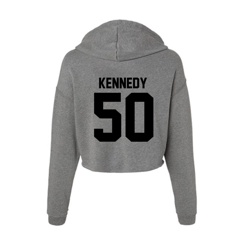 Wake Forest - NCAA Football : Jamarion Kennedy - Women's Crop Fleece Hoodie-1