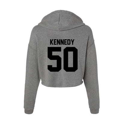 Wake Forest - NCAA Football : Jamarion Kennedy - Women's Crop Fleece Hoodie-1