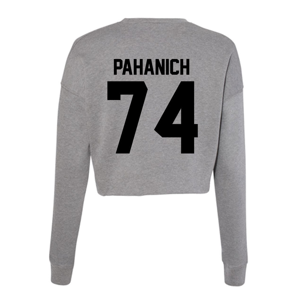 Wake Forest - NCAA Football : Nathan Pahanich - Women's Cropped Crew Fleece-1