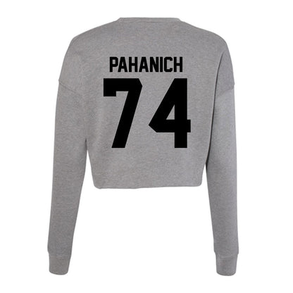 Wake Forest - NCAA Football : Nathan Pahanich - Women's Cropped Crew Fleece-1