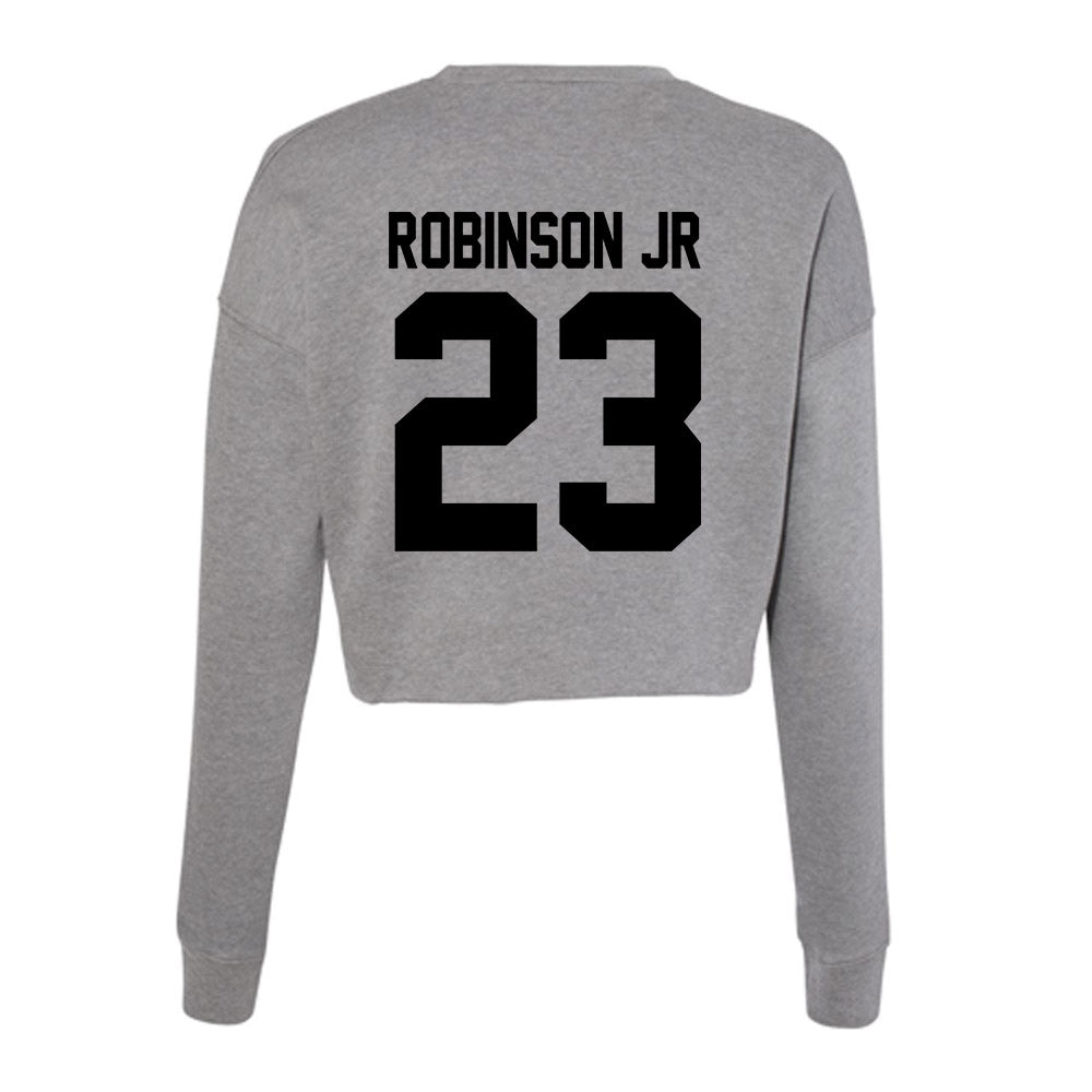 Wake Forest - NCAA Football : Antonio Robinson Jr - Women's Cropped Crew Fleece-1