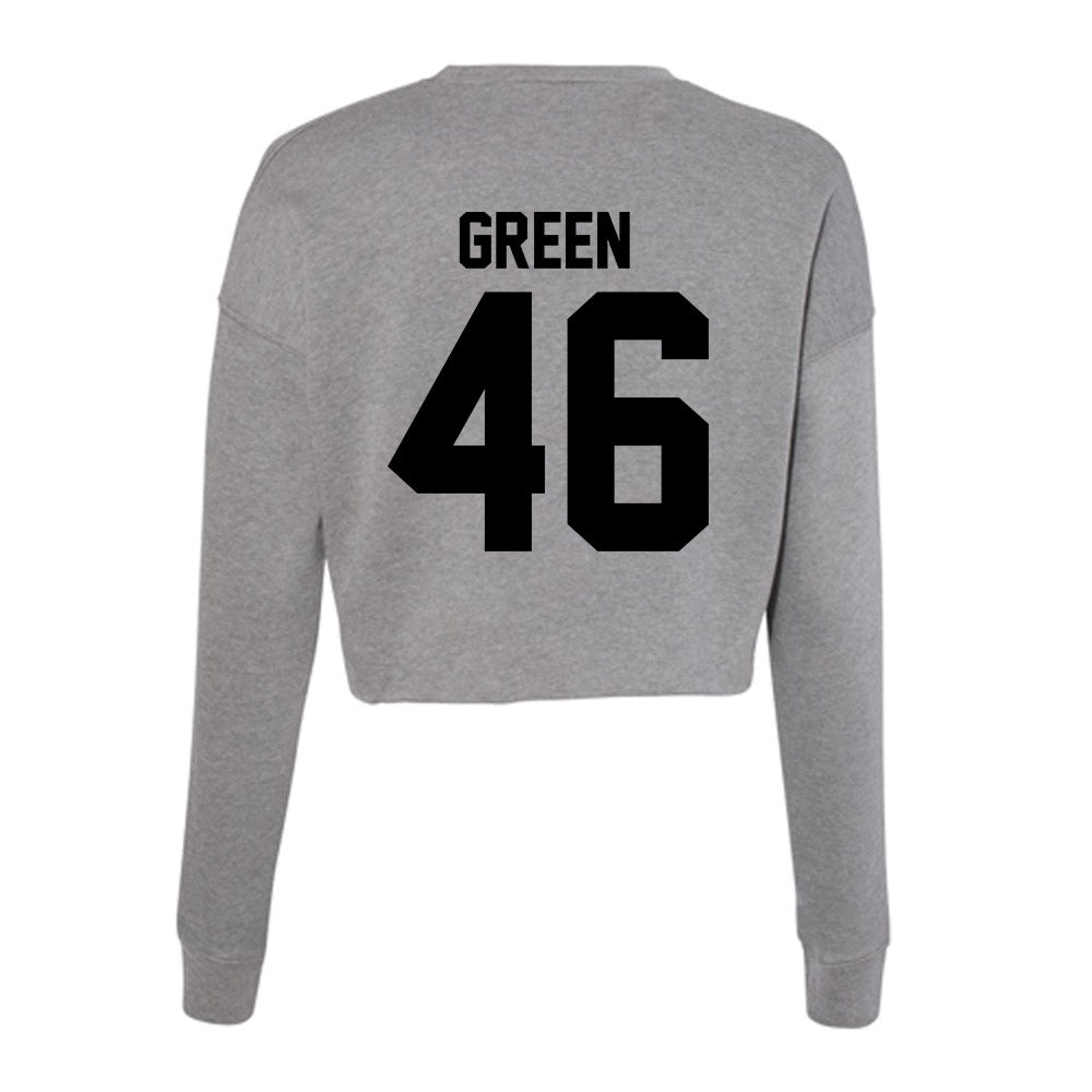 Wake Forest - NCAA Baseball : Griffin Green - Women's Cropped Crew Fleece-1