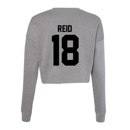 Wake Forest - NCAA Football : Elijah Reid - Women's Cropped Crew Fleece-1