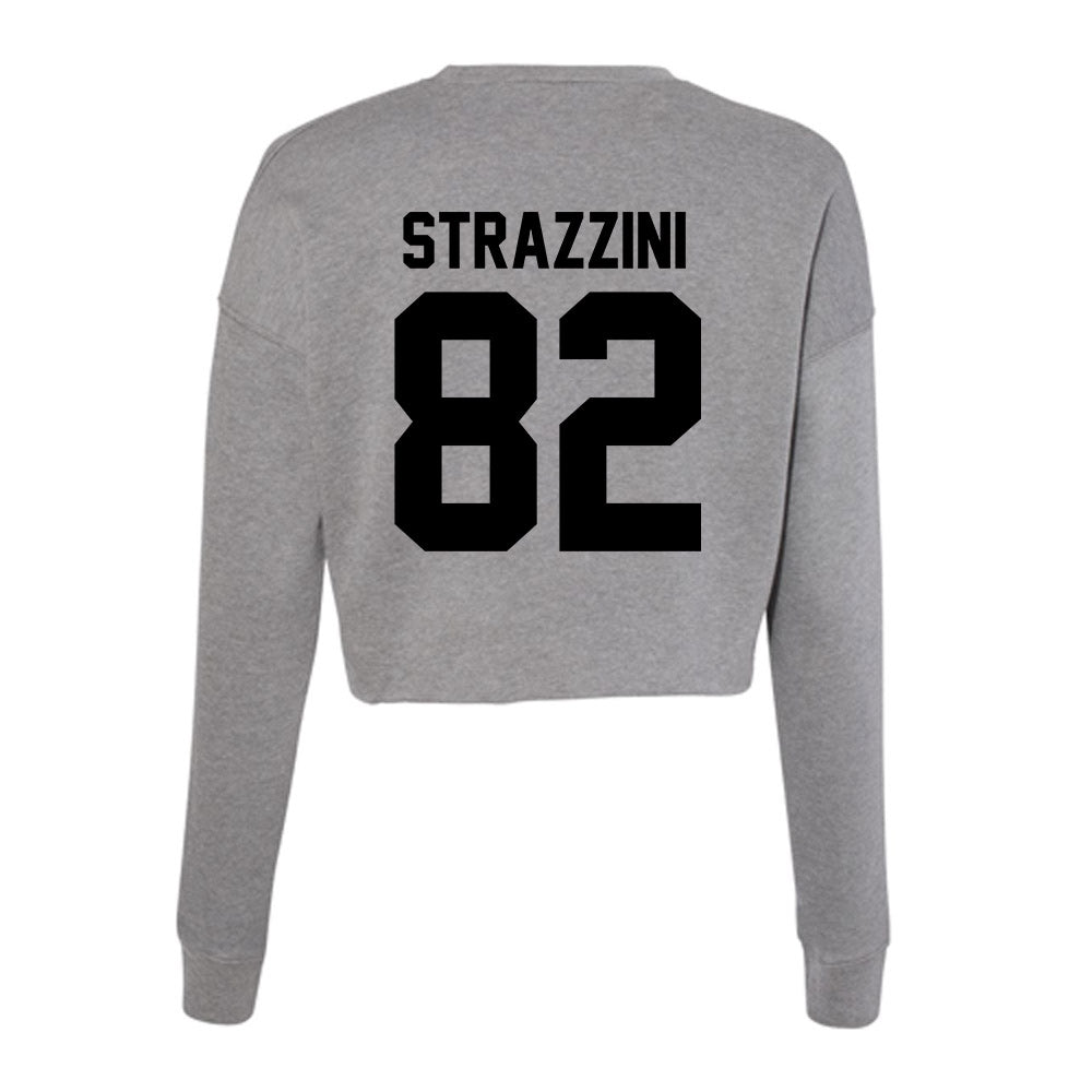 Wake Forest - NCAA Football : Luca Strazzini - Women's Cropped Crew Fleece-1