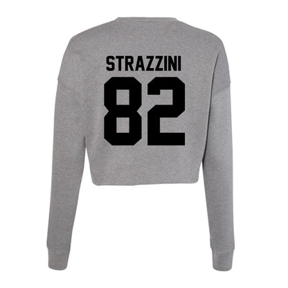 Wake Forest - NCAA Football : Luca Strazzini - Women's Cropped Crew Fleece-1