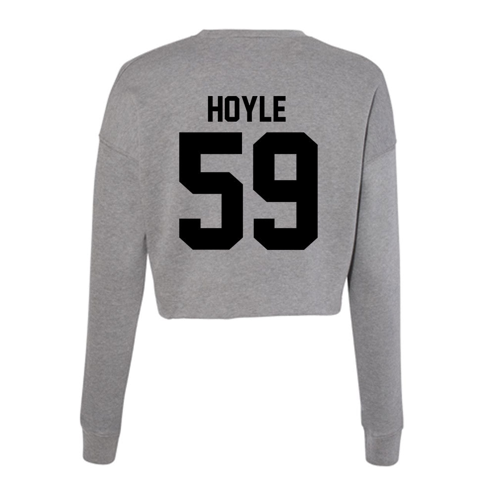 Wake Forest - NCAA Football : Brandon Hoyle - Women's Cropped Crew Fleece-1