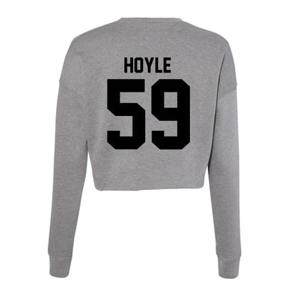 Wake Forest - NCAA Football : Brandon Hoyle - Women's Cropped Crew Fleece-1