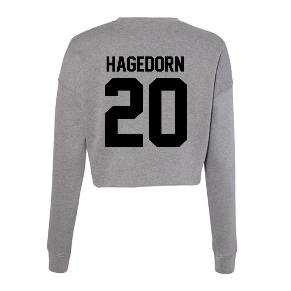 Wake Forest - NCAA Men's Basketball : Mason Hagedorn - Women's Cropped Crew Fleece-1