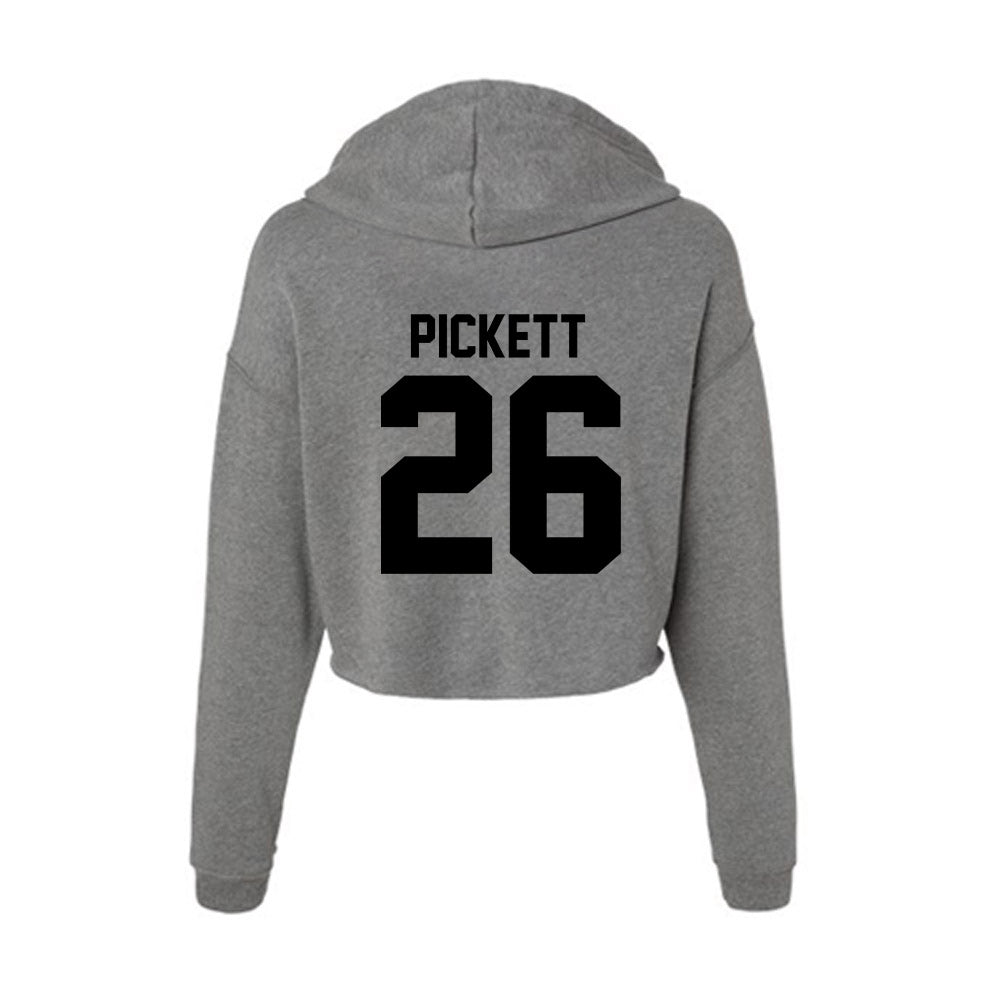 Wake Forest - NCAA Football : Drew Pickett - Women's Crop Fleece Hoodie-1