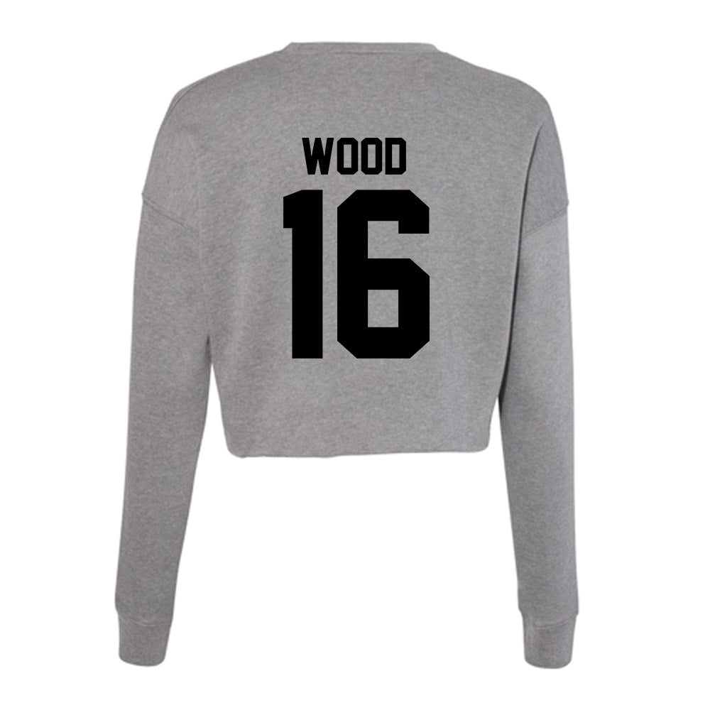 Wake Forest - NCAA Women's Soccer : Alex Wood - Women's Cropped Crew Fleece-1