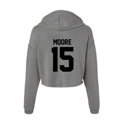 Wake Forest - NCAA Women's Basketball : Kennedy Moore - Women's Crop Fleece Hoodie-1