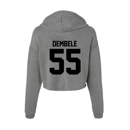 Wake Forest - NCAA Football : Kadear Dembele - Women's Crop Fleece Hoodie-1