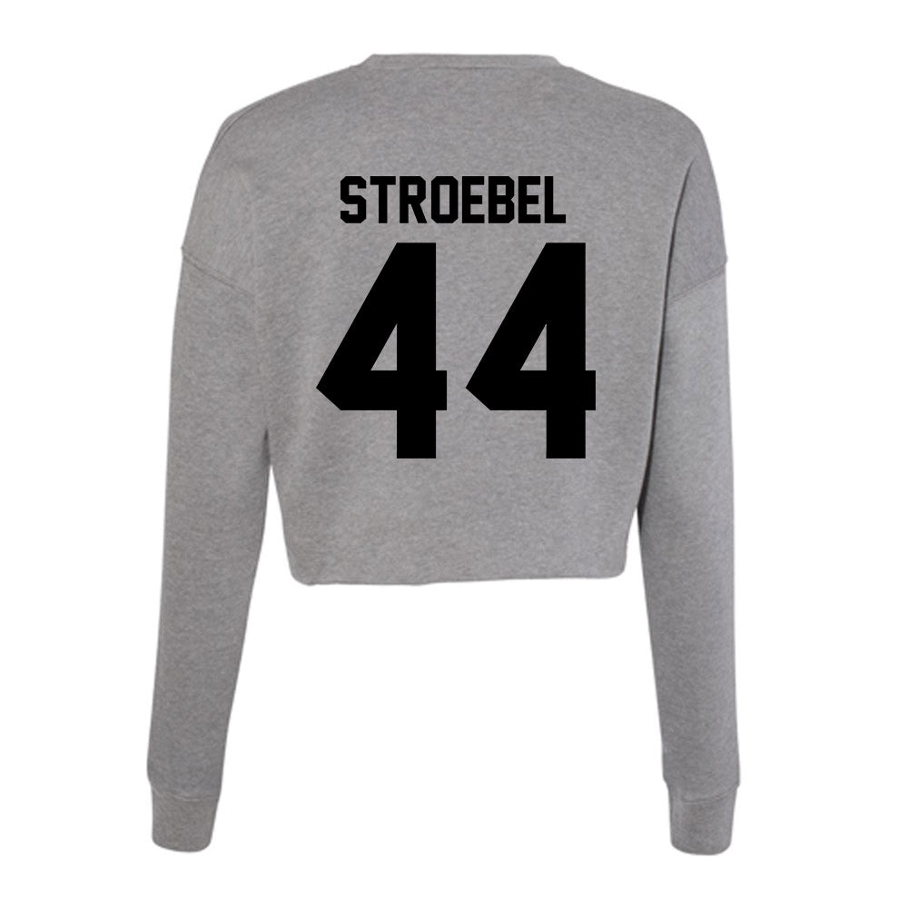 Wake Forest - NCAA Football : Wesley Stroebel - Women's Cropped Crew Fleece-1