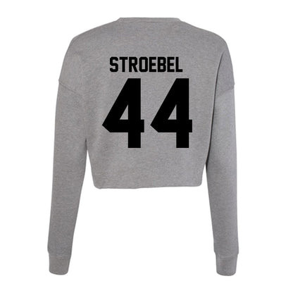 Wake Forest - NCAA Football : Wesley Stroebel - Women's Cropped Crew Fleece-1