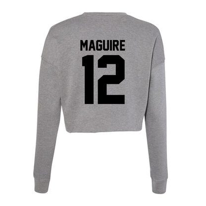 Wake Forest - NCAA Women's Soccer : Aislynn Maguire - Women's Cropped Crew Fleece-1