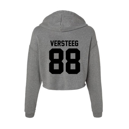 Wake Forest - NCAA Football : Ian VerSteeg - Women's Crop Fleece Hoodie-1