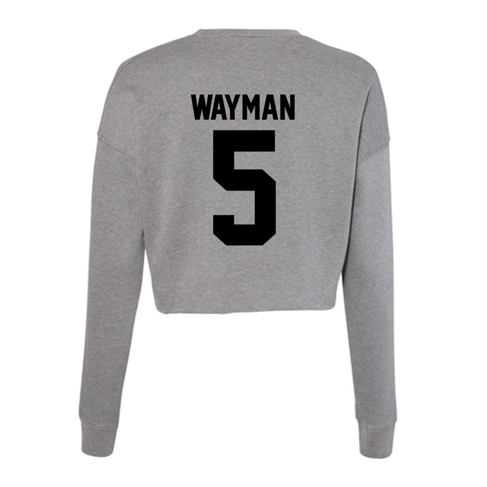 Wake Forest - NCAA Football : Kendron Wayman - Women's Cropped Crew Fleece-1