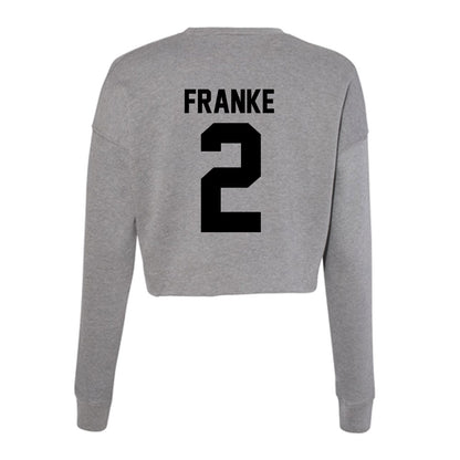 Wake Forest - NCAA Women's Volleyball : Olivia Franke - Women's Cropped Crew Fleece-1