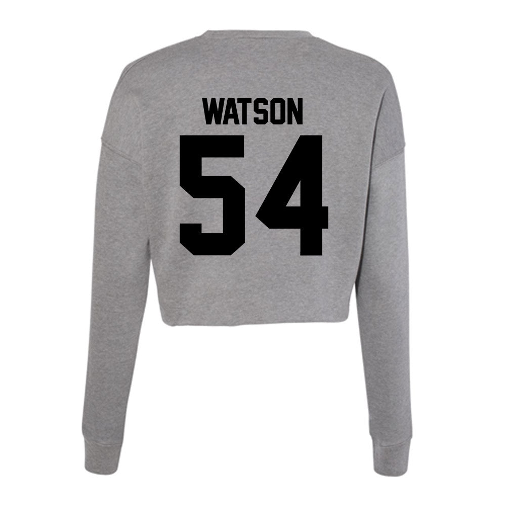 Wake Forest - NCAA Football : Khyler Watson - Women's Cropped Crew Fleece-1