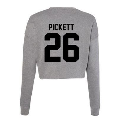 Wake Forest - NCAA Football : Drew Pickett - Women's Cropped Crew Fleece-1