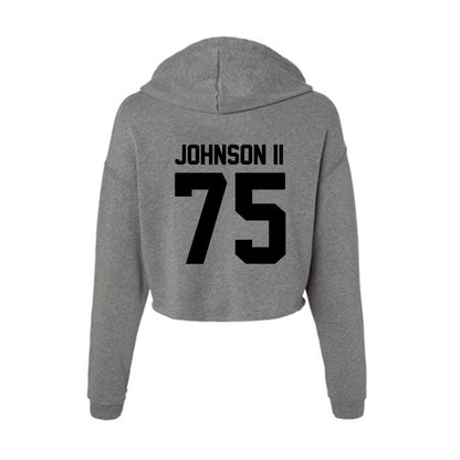 Wake Forest - NCAA Football : Derrell Johnson II - Women's Crop Fleece Hoodie-1