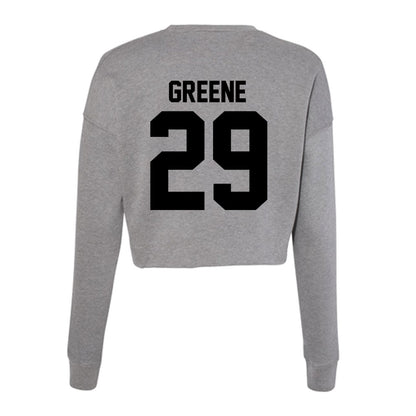 Wake Forest - NCAA Football : Christian Greene - Women's Cropped Crew Fleece-1