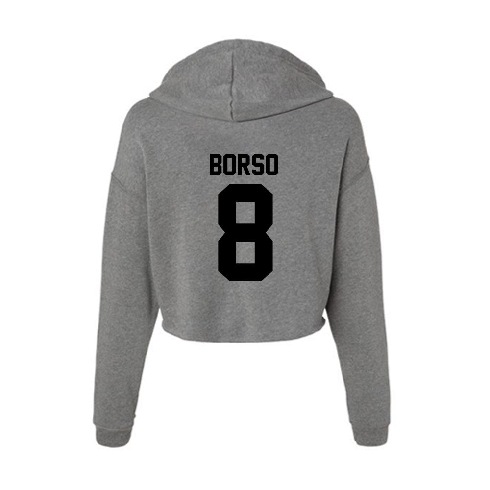 Wake Forest - NCAA Men's Soccer : Dylan Borso - Women's Crop Fleece Hoodie-1