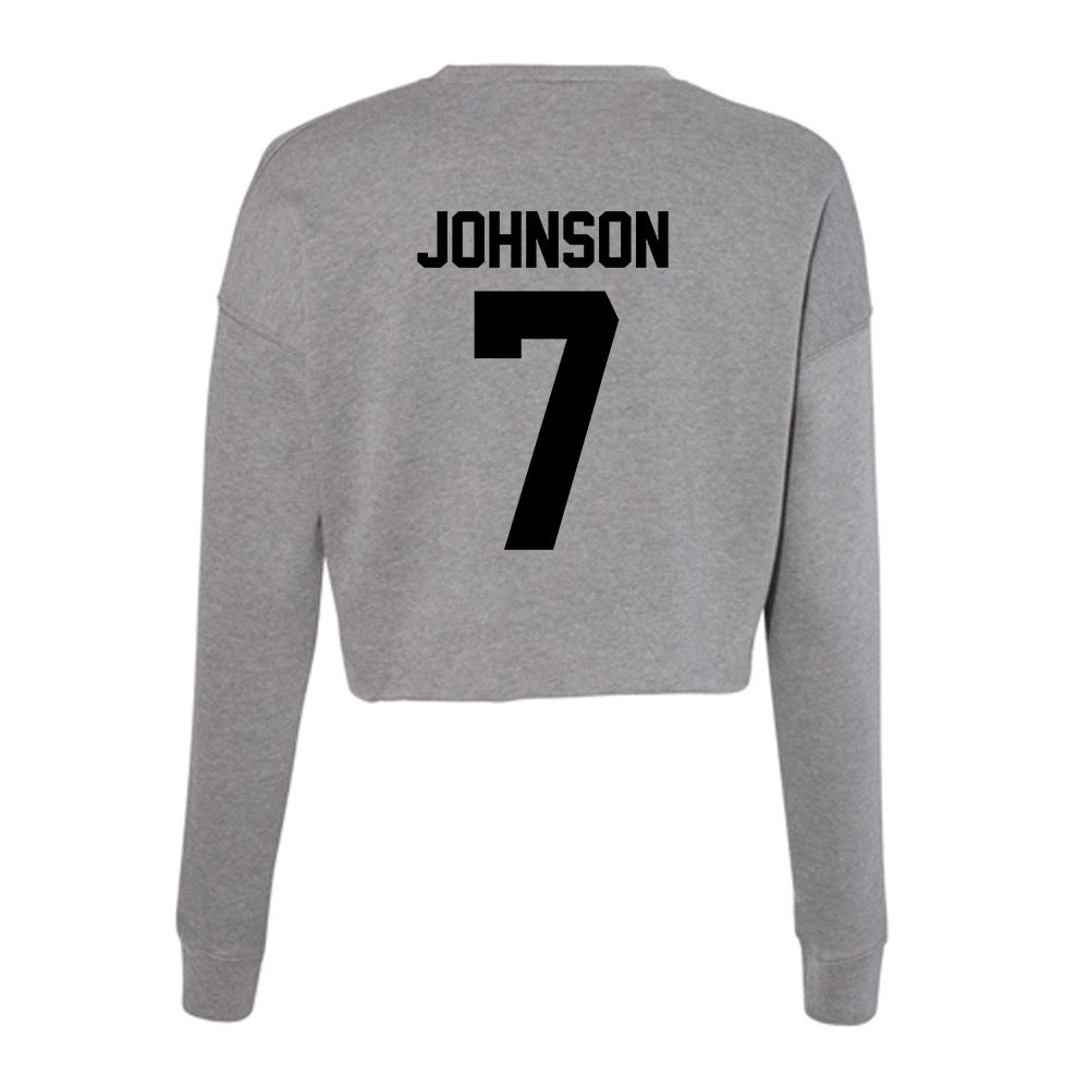 Wake Forest - NCAA Women's Soccer : Kristin Johnson - Women's Cropped Crew Fleece-1