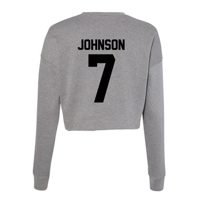 Wake Forest - NCAA Women's Soccer : Kristin Johnson - Women's Cropped Crew Fleece-1