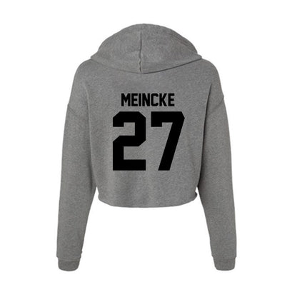 Wake Forest - NCAA Women's Soccer : Alicia Meincke - Women's Crop Fleece Hoodie-1