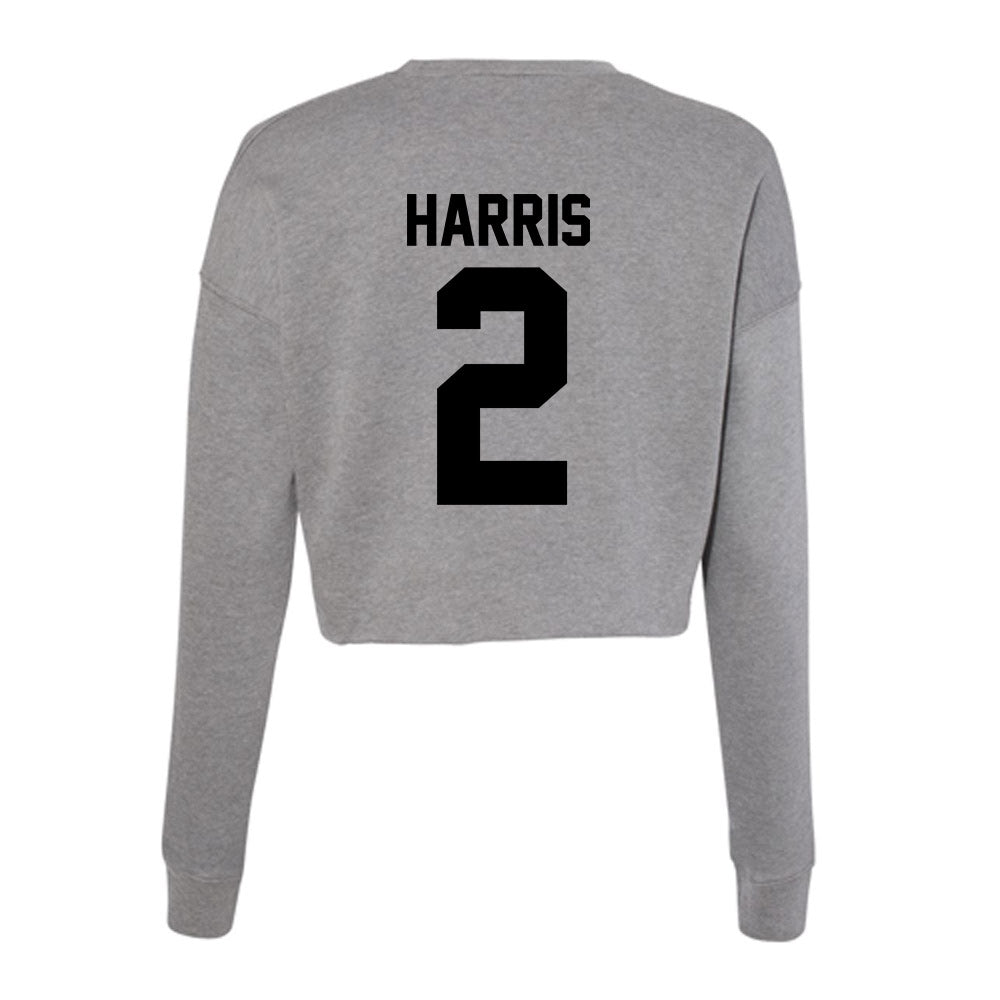 Wake Forest - NCAA Men's Basketball : Juke Harris - Women's Cropped Crew Fleece-1