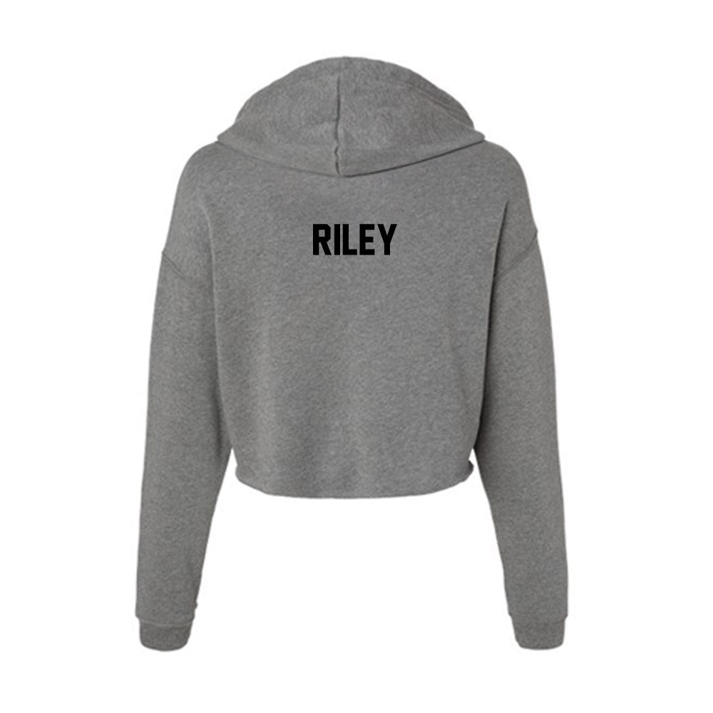 Wake Forest - NCAA Men's Track & Field : Andrew Riley - Women's Crop Fleece Hoodie-1