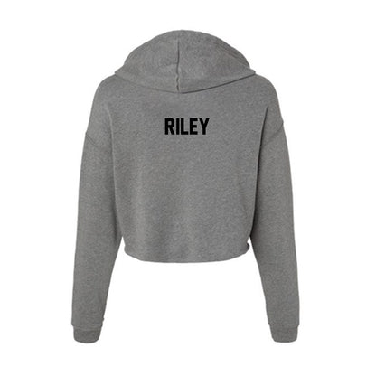Wake Forest - NCAA Men's Track & Field : Andrew Riley - Women's Crop Fleece Hoodie-1