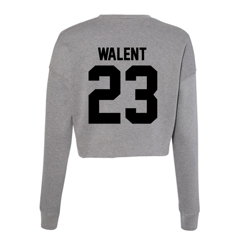 Wake Forest - NCAA Men's Soccer : Vlad Walent - Women's Cropped Crew Fleece-1