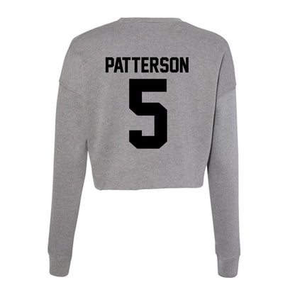 Wake Forest - NCAA Football : Davaughn Patterson - Women's Cropped Crew Fleece-1