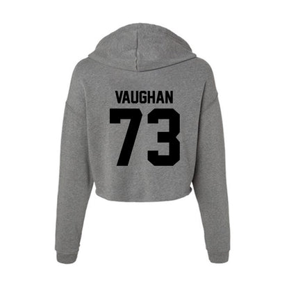 Wake Forest - NCAA Football : Zach Vaughan - Women's Crop Fleece Hoodie-1