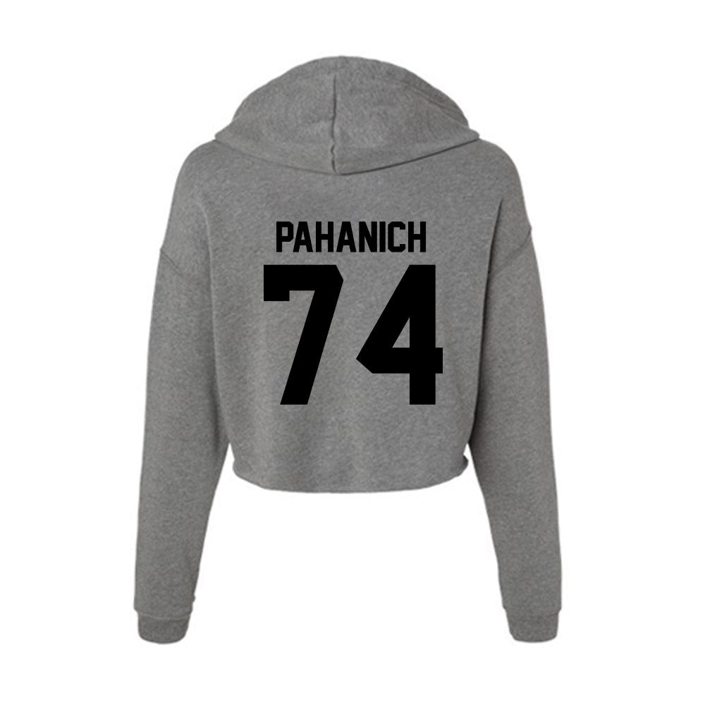 Wake Forest - NCAA Football : Nathan Pahanich - Women's Crop Fleece Hoodie-1