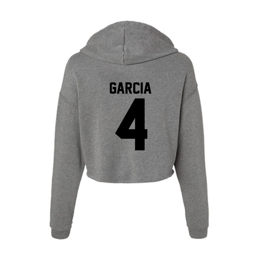 Wake Forest - NCAA Football : Sascha Garcia - Women's Crop Fleece Hoodie-1