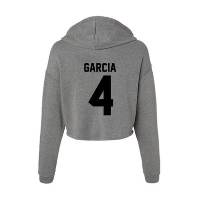 Wake Forest - NCAA Football : Sascha Garcia - Women's Crop Fleece Hoodie-1