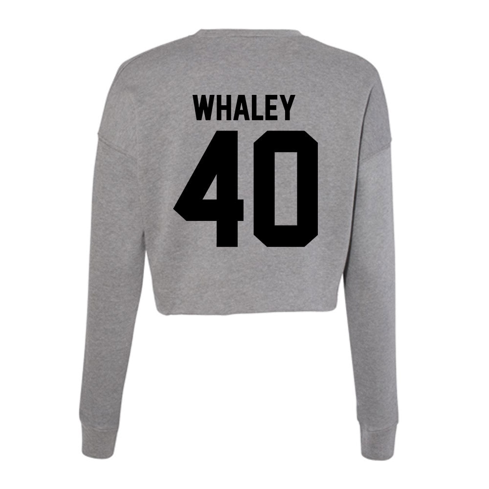 Wake Forest - NCAA Football : Whittman Whaley - Women's Cropped Crew Fleece-1