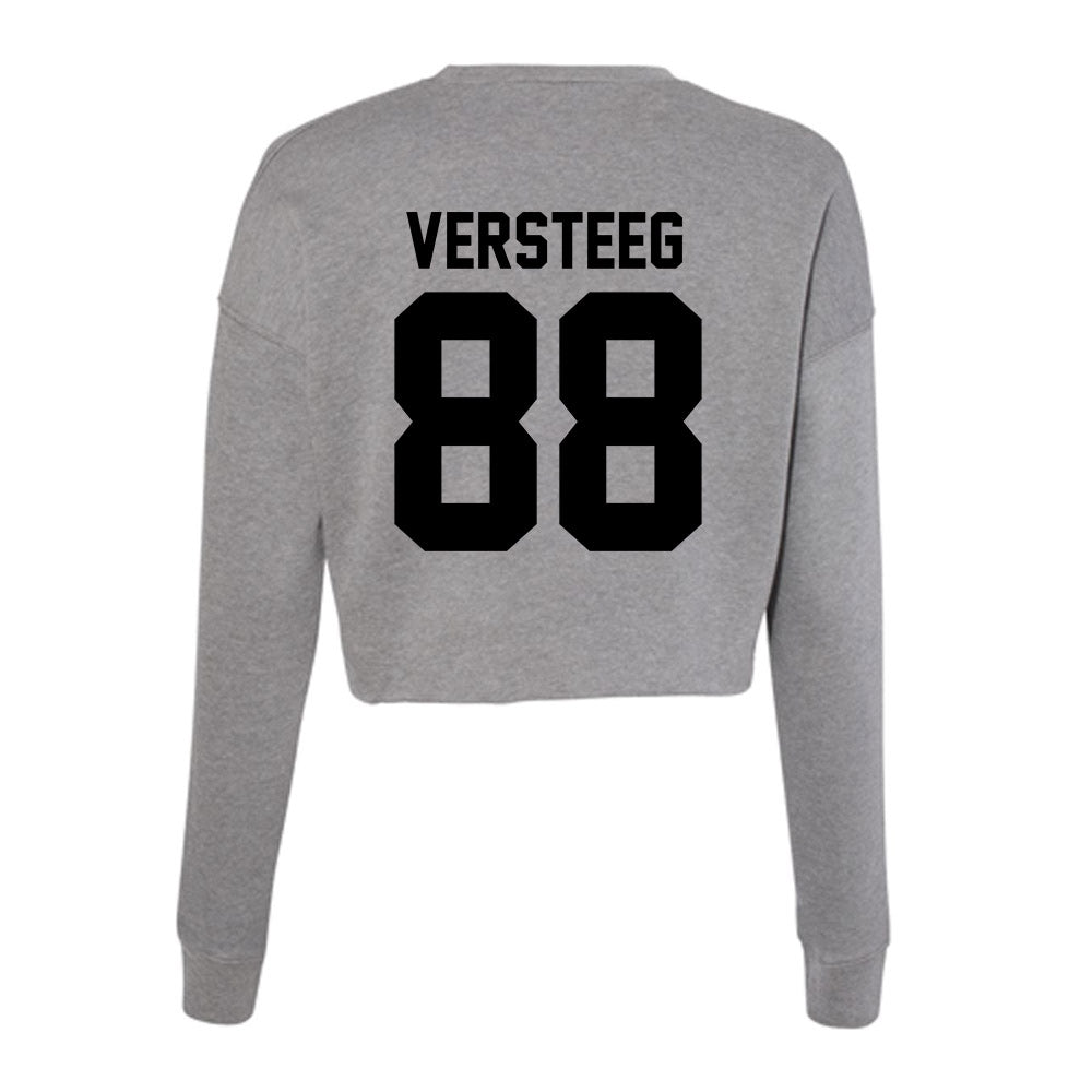 Wake Forest - NCAA Football : Ian VerSteeg - Women's Cropped Crew Fleece-1