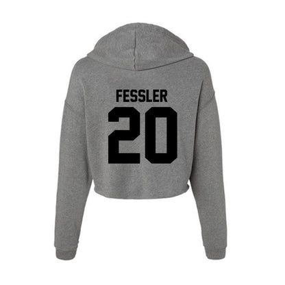 Wake Forest - NCAA Men's Soccer : Ryan Fessler - Women's Crop Fleece Hoodie-1